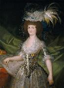 Francisco de Goya, Queen of Spain Maria Louisa, nee Bourbon-Parma.